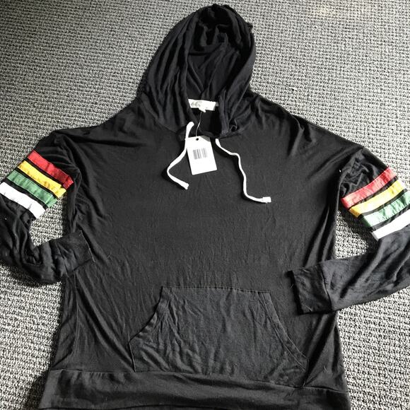 Pink Rose NWT Lounge Hoodie NWT Black Small - Picture 1 of 7